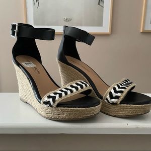 Burlap Heels